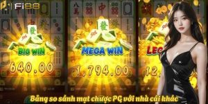 Bảng so sánh mạt chược PG với nhà cái khác